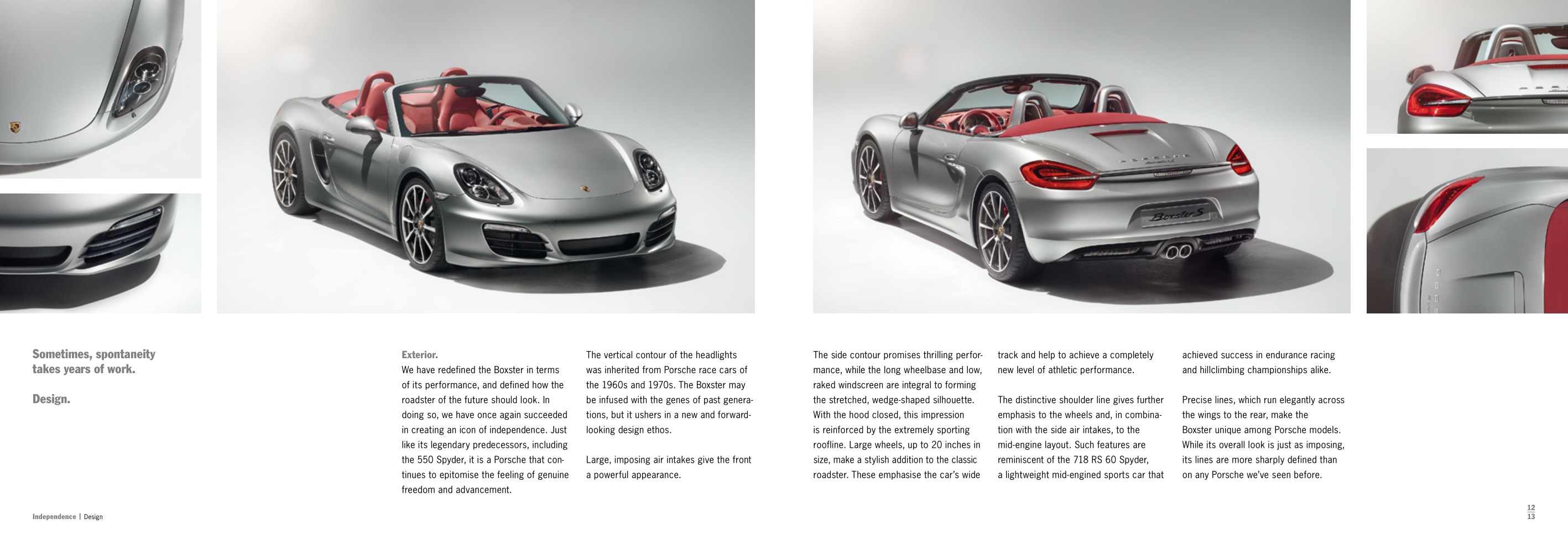 2013 Porsche Boxster Brochure Page 57